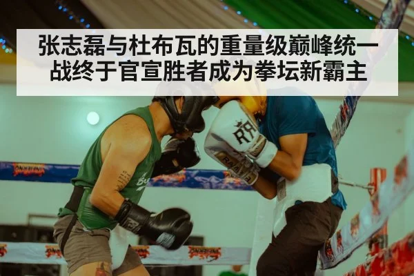 张志磊与杜布瓦的重量级巅峰统一战终于官宣胜者成为拳坛新霸主
